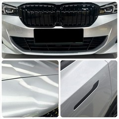 5FTx50FT PET Gloss Metallic Silver Vinyl Wrap Self-Adhesive Air Release US Stock