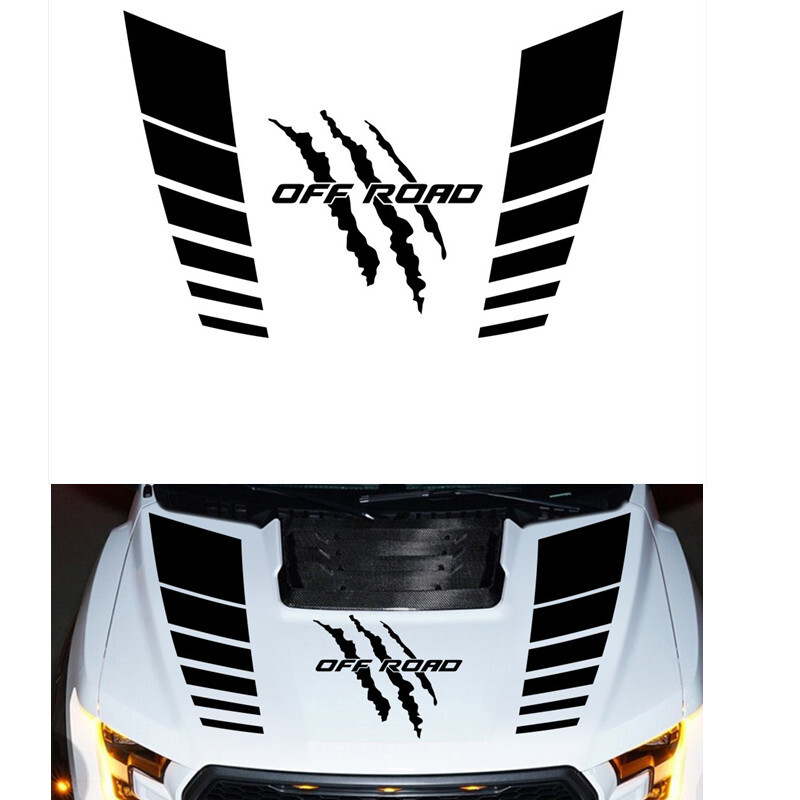 Racing Stripes Car Sticker Claw Scratch Decal Auto Hood Bonnet Vinyl Body Decor