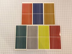 18 Reflective 0.5″ x 6″ Prismatic Strips Oralite V98 (750+ Candelas) Stickers