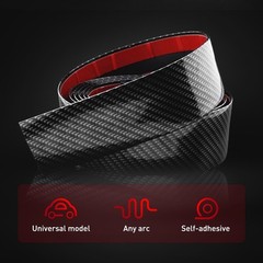 Parts Accessories Carbon Fiber Vinyl Door Car Sill Scuff Plate Sticker Prot 2SET