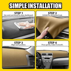 Dashboard Cover Pad Dash Mat Black Gray Beige Fit For Toyota Camry 2007-2011 LHD