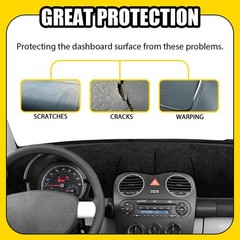 Dashboard Protector Cover Mat For Volkswagen VW Beetle 98-10 Black Dashmat 1-5X