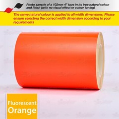 FLUORESCENT ORANGE Roll Car PIN STRIPE PinStriping Line TAPE Decal Vinyl Sticker