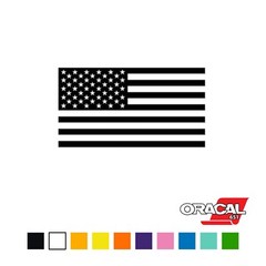 American Flag Plain Peel & Stick Vinyl Decal Sticker Car Vinyl Wrap Film