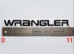 Car Stickers Fits YJ Wrangler, Vinyl Sticker Decal 11”