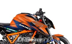 (2024~) 1390 SUPER DUKE R / EVO Graphic Decal Sticker Kit (MS2-OBL)