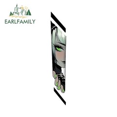 EARLFAMILY 5.1″ Cool Girl Eyes Car Stickers Creative Scratch-Proof RV JDM Decals