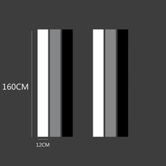 Tricolor Racing Stripe Graphics Sticker For BMW Audi VW Honda Toyota Side Decal