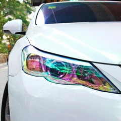 12″x19.6″ Chameleon Neo Blue Color Headlight Taillight Fog Light Vinyl Tint Film