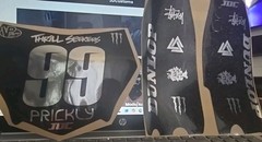 99 Combo – Motocutz Number Plate Decal and Tuttio Fork Guard Decals – Item#25