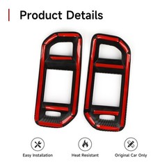 Carbon Fiber Air Vent Trim For Dodge Ram 1500 2500 3500 2019-2026