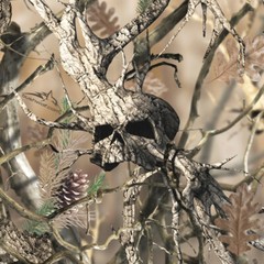 Obliteration Skull Camo MATTE Rocker Wrap Vinyl Decal Truck Wrap Camouflage 26′