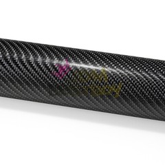 4D Carbon Fiber Black Glossy Vinyl Wrap Decal Sheet Bubble Free Sheet Film DIY