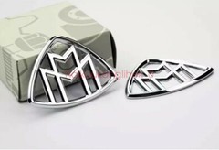Maybach set Fender Side Rear Trunk Emblems Badge For S Class