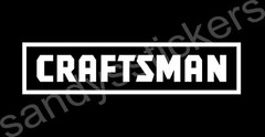 2x Craftsman Vinyl Decal Stickers – Tools toolbox car bumper window laptop 6″W