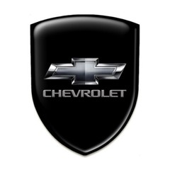 1 x Print All sizes Chevrolet dome logo Sticker Shield Emblem Silicone Badge