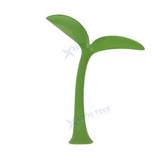 Racing Style Green Sapling Antenna Roof Stickers Decor For Car Front Rear Bumper