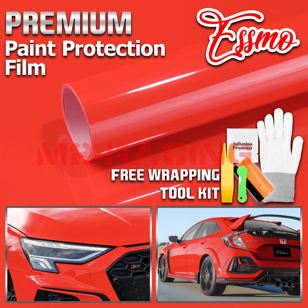 Color PPF Paint Protection Film Gloss Racing Red Car Paint Scratch Shield Wrap