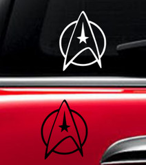 Star trek Decal Vinyl Car Window Sticker ANY SIZE