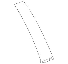 Genuine GM Rear Passenger Side Door Window Frame Rear Applique 84263151