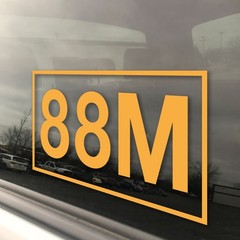 Army MOS 88M Motor Transport Operator LEO Military Decal 3″ x 5″
