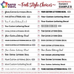 Custom Vinyl Lettering Decal Sticker Business Car Boat Name Truck Window Signage