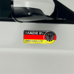 Made In Germany Car Sticker Set Vinyl Decal German Flag Sticker For Benz & BMW