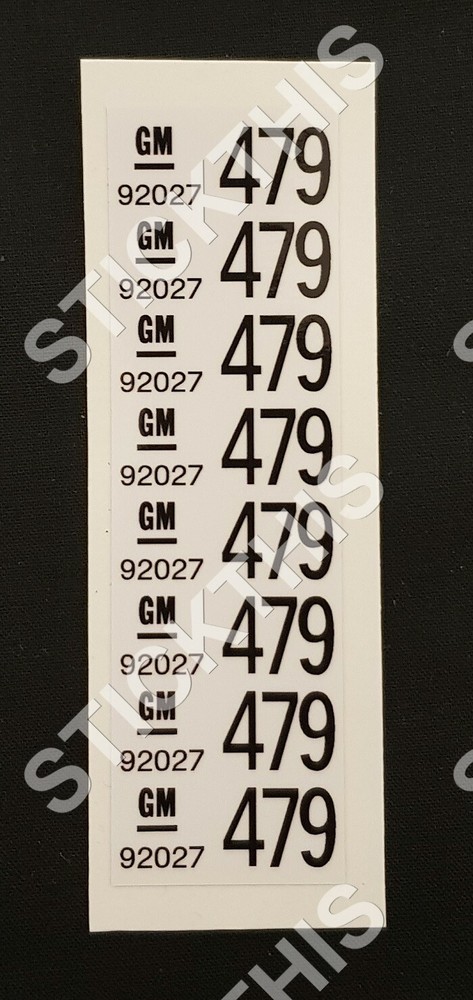 Suit Holden HSV Wire Harness Label – VL Battery Loom V8 92027479
