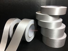Stretchable Silver Car House Metal Matte 3D Brushed Vinyl Wrap Sticker Tape – AB