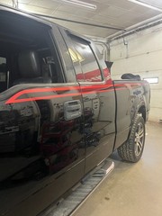 Reverse C style wrap around stripe stripes graphics fit Harley Davidson F150 250