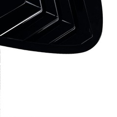 Black Side Rear Window Louvers Shutter Vent Cover For BMW 1Series E87 2005-2011