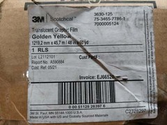 3M Scotchcal Translucent Vinyl Graphic Film 3630-125 Golden Yellow – Sheet Roll