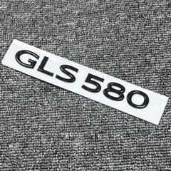Gloss Black GLS580 Number Trunk Letters Badge Emblems Sticker For Mercedes Benz