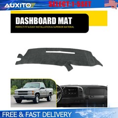 fits 97 98 CHEVROLET SILVERADO DASH COVER MAT DASHBOARD PAD / CHARCOAL GREY 1-5X