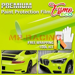 5FTx5FT PPF Apple Green Gloss Color Vinyl Paint Protection Film Scratch Car Wrap
