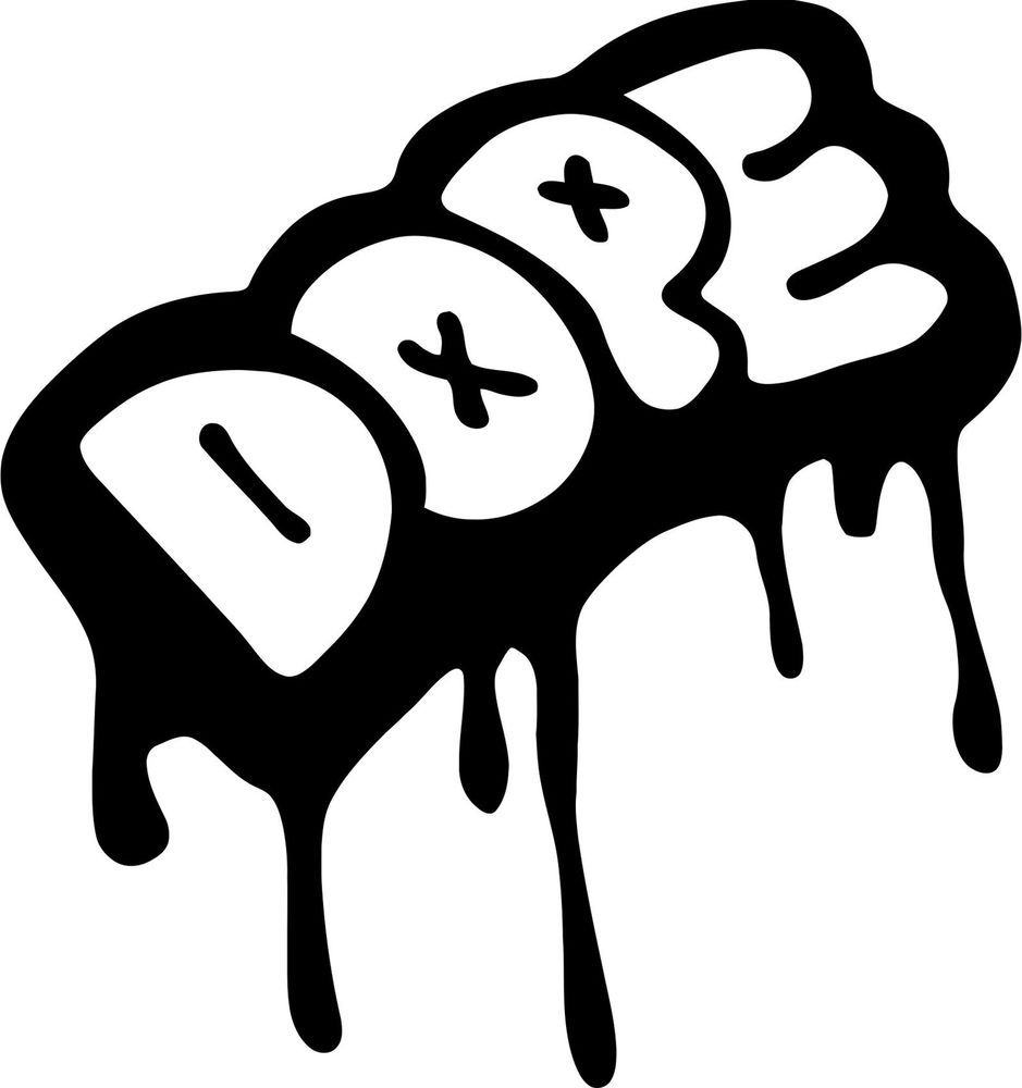 Dope Decal Sticker Graffiti Dripping Paint Design