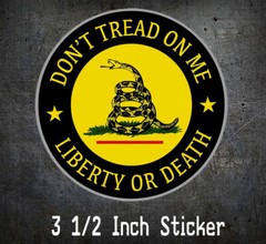 Don’t Tread On Me Decal 9mm 5.56 AR-15 Gadsden Flag 2nd Guns