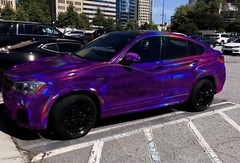 Holographic Glitter Purple Rainbow Chrome Car Vinyl Wrap Sticker Decal Sheet