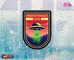 ALIEN AREA 51 NEVADA LAPTOP USA STICKER, DECAL, 5YR VINYL FREE GIFT CAR.