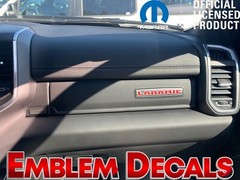 Ram 1500 DT LARAMIE Dash Emblem Decal Overlay Decal 2025 2026