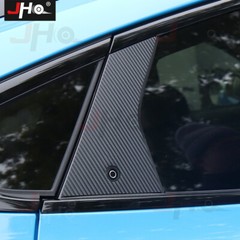 6Pcs Carbon Fiber B-Pillar Cover Trim Sticker For Ford Mustang Mach-E 2021-2025