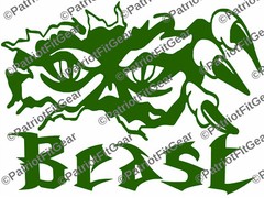 Beast,Beast Mode,Fear The Beast,12″x9″,Beast Mode,Fitness,Motivation,Vinyl Decal