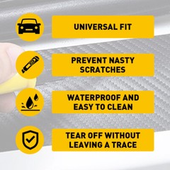 4pcs Car Door Sill Plate Scuff Scratch Anti Protector Cover For Toyota Tacoma US