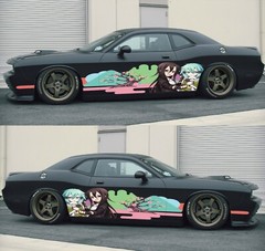 Anime Girls Stickers, Anime Car vinyl decal, One Piece Car Decal, Manga decal
