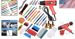 Vinyl Wrap Tool Kit for Car Window Tint Film Installation Heat Gun Squeegee