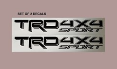 2X Toyota TRD 4×4 Sport Tacoma Tundra Truck Bed Decal Sticker