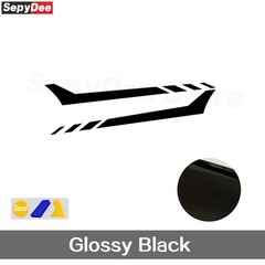 Car Rocker Panel Side Stripes Stickers Vinyl Decal for Ford Mustang Mach-E