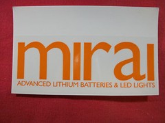 Miral Advanced Lithium Batteries & Led Lights Sticker Decal Motorcycles Racing