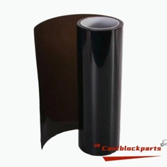 For Headlight taillight 12″x78″ Gloss Dark Black Film Smoke Tint Lens Vinyl Wrap