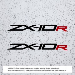 (2 x) ZX-10R ZX10R Decal Vinyl Stickers | Die-Cut | No Background